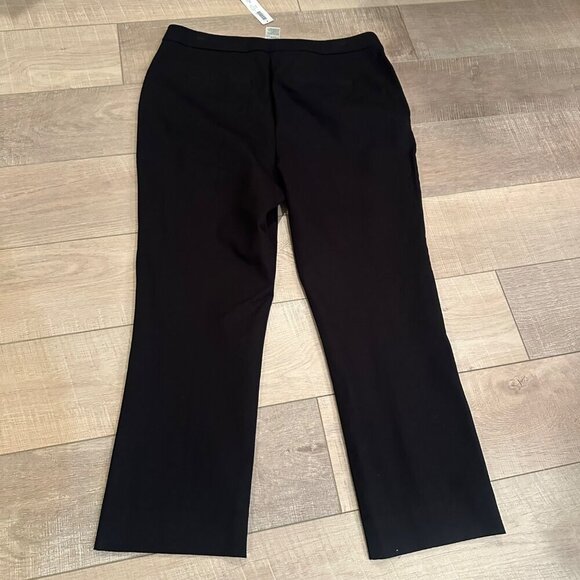 CHICOS WOMENS 2R BLACK PANTS NEW US SIZE 12 COMFORT WAIST STRAIGHT LEG - Picture 8 of 8